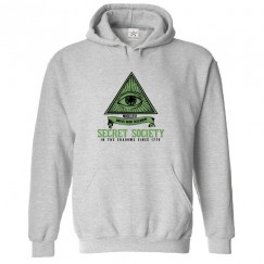 Novus Ordo Seclorum Secret Society In The Shadows Since 1776 Classic Unisex Kids and Adults Illuminati Pullover Hoodie